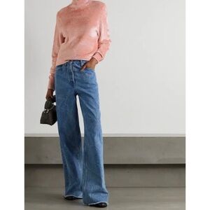 Dries Van Noten Chenille Turtleneck Sweater - Pink blush